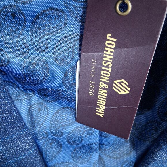 Johnston Murphy Blazer Blue Plaid Windowpane NWT Jacket Sport Coat Suit - Picture 5 of 7